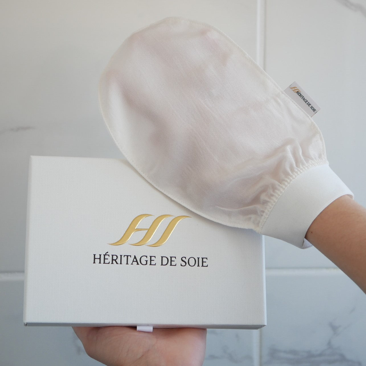 Gant exfoliant en Soie Héritage de Soie